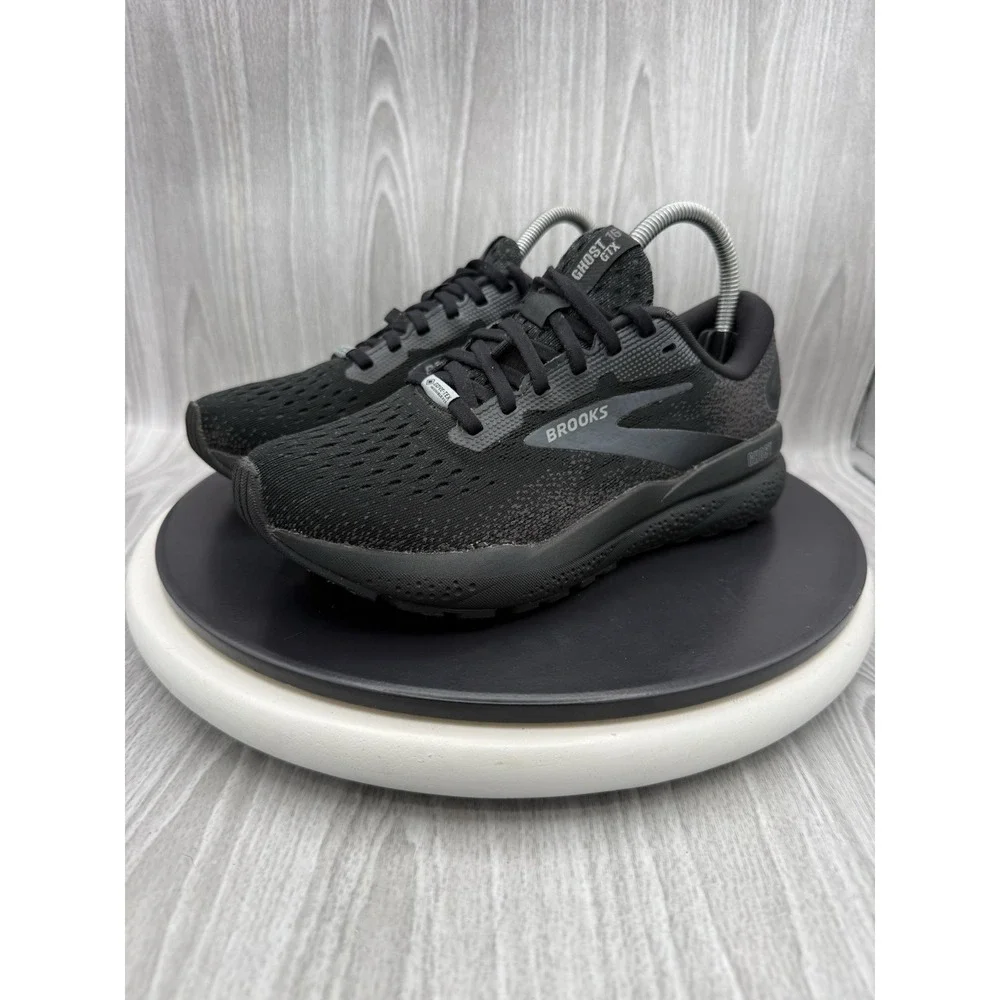 Brooks Ghost 16 GTX Gore-tex Womens Size 7 Black Running Shoes 1204191B020